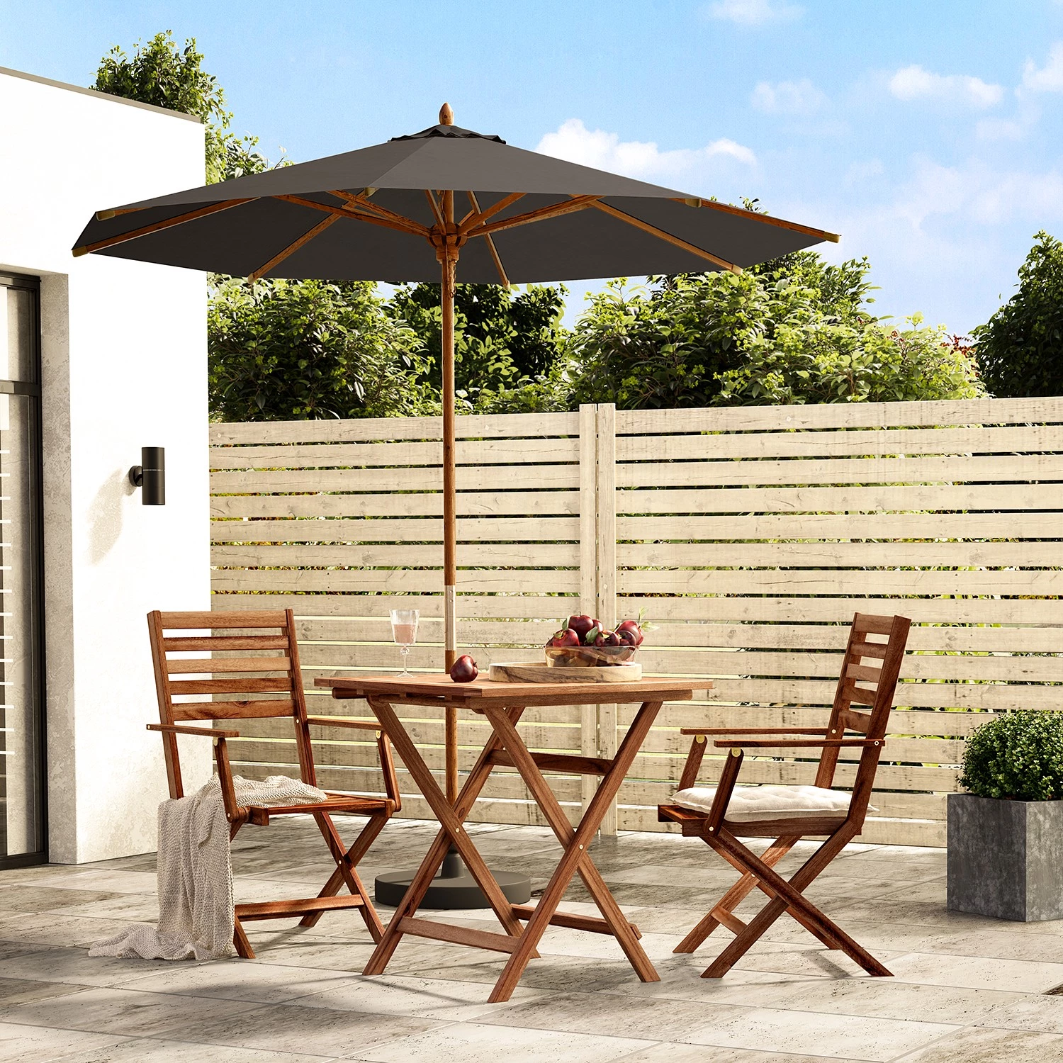 Jardi Sonnenschirm Sombrilla IV - Grau 5 Jardi Sonnenschirm Sombrilla IV - Grau – Bild 3