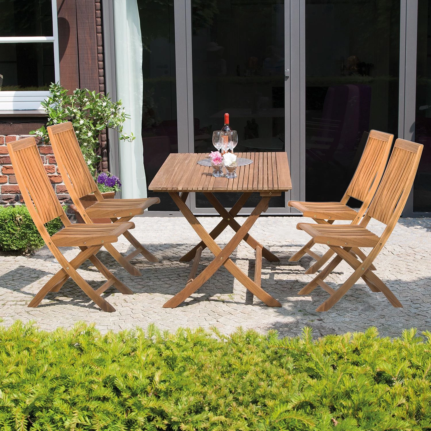 Siena Garden Klappstuhl Paleros I - Akazie massiv 5 Siena Garden Klappstuhl Paleros I - Akazie massiv – Bild 3