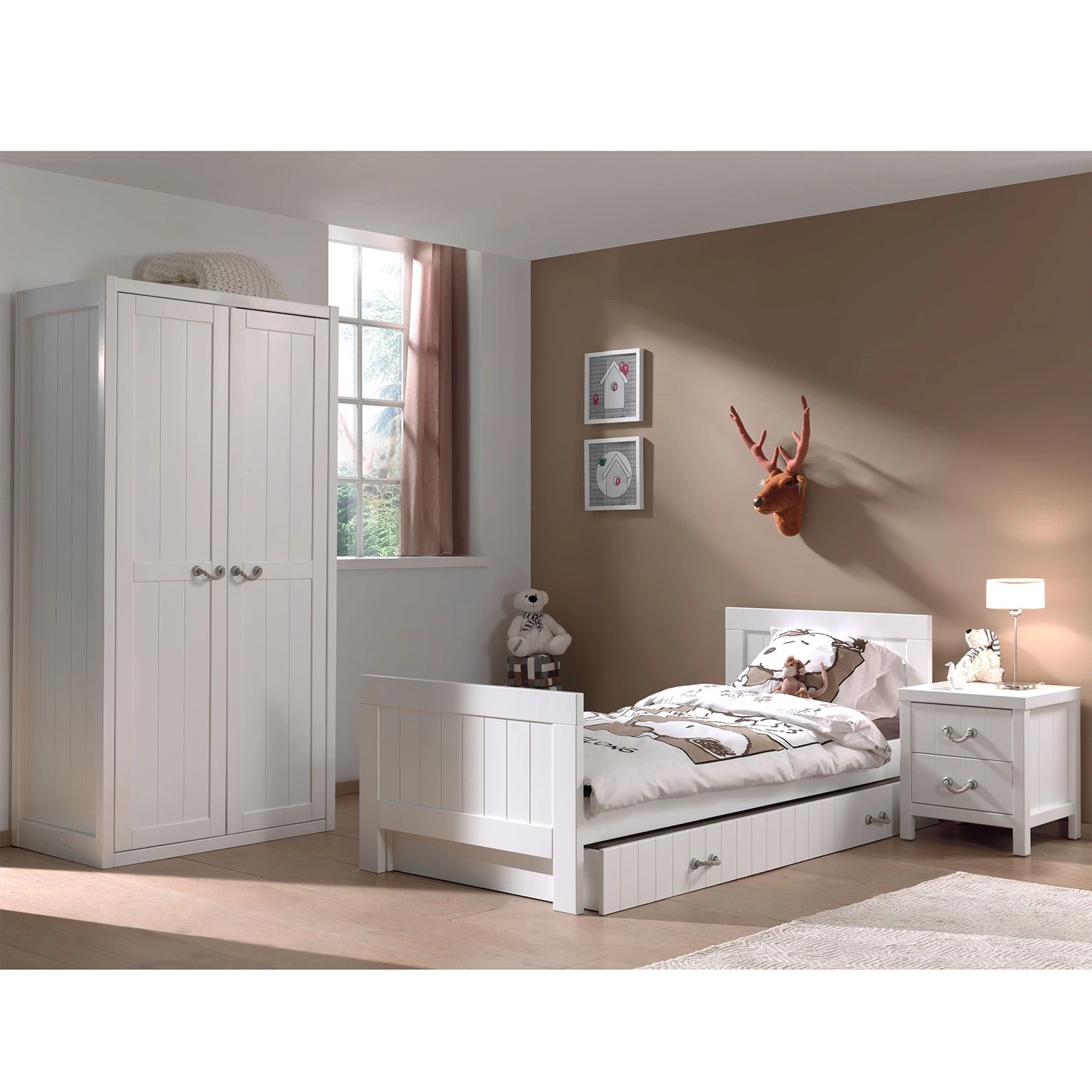 Vipack Jugendzimmerkombi Lewis II (4-teilig) - Weiß 3 Vipack Jugendzimmerkombi Lewis II (4-teilig) - Weiß