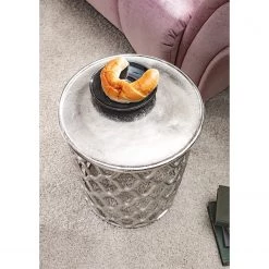 Red Living Beistelltisch Karlin - Aluminium - Silber -Alle Jugendzimmermöbel Verkäufe 1000124005 220719 021 MOOD DETAILS P000000001000124005 mood