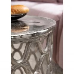 Red Living Beistelltisch Karlin - Aluminium - Silber -Alle Jugendzimmermöbel Verkäufe 1000124005 220719 022 MOOD DETAILS P000000001000124005 mood