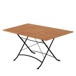 Jardi Garten-Ausziehtisch Tuscany - Akazie massiv / Stahl - Akazie / Schwarz -Alle Jugendzimmermöbel Verkäufe 1000135904 190329 16505800045 GALLERYIMAGES P000000001000135904