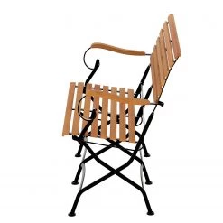 Jardi Gartenbank Tuscany - Akazie massiv / Stahl - Akazie / Schwarz -Alle Jugendzimmermöbel Verkäufe 1000135907 190329 16505900066 GALLERYIMAGES P000000001000135907