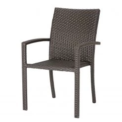 Best Freizeitmöbel Gartenstuhl Samoa I - Aluminium / Kunststoff - Mocca