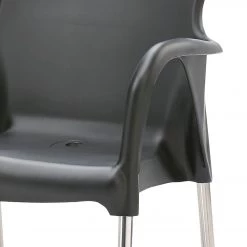 Best Freizeitmöbel Gartenstuhl Maui (4er-Set) - Aluminium / Polypropylen - Anthrazit -Alle Jugendzimmermöbel Verkäufe 1000155259 190212 16445600656 GALLERYIMAGES P000000001000155259