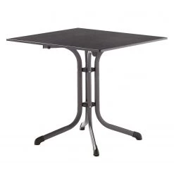Sieger Klapptisch Vivodur II - Eisen - Schwarz / Dunkelgrau