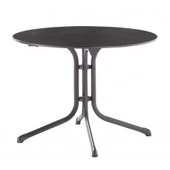 Sieger Klapptisch Vivodur I - Eisen - Schwarz / Dunkelgrau - Durchmesser: 100 cm