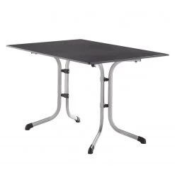 Sieger Klapptisch Vivodur III - Eisen - Schwarz / Silber