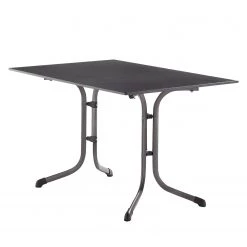 Sieger Klapptisch Vivodur III - Eisen - Schwarz / Dunkelgrau