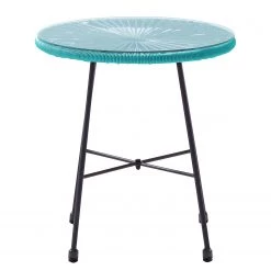 Jardi Sitzgruppe Copacabana II (3-teilig) - Eisen / Kunststoff - Türkis -Alle Jugendzimmermöbel Verkäufe 1000182851 210310 17134400012 DETAILS P000000001000182851