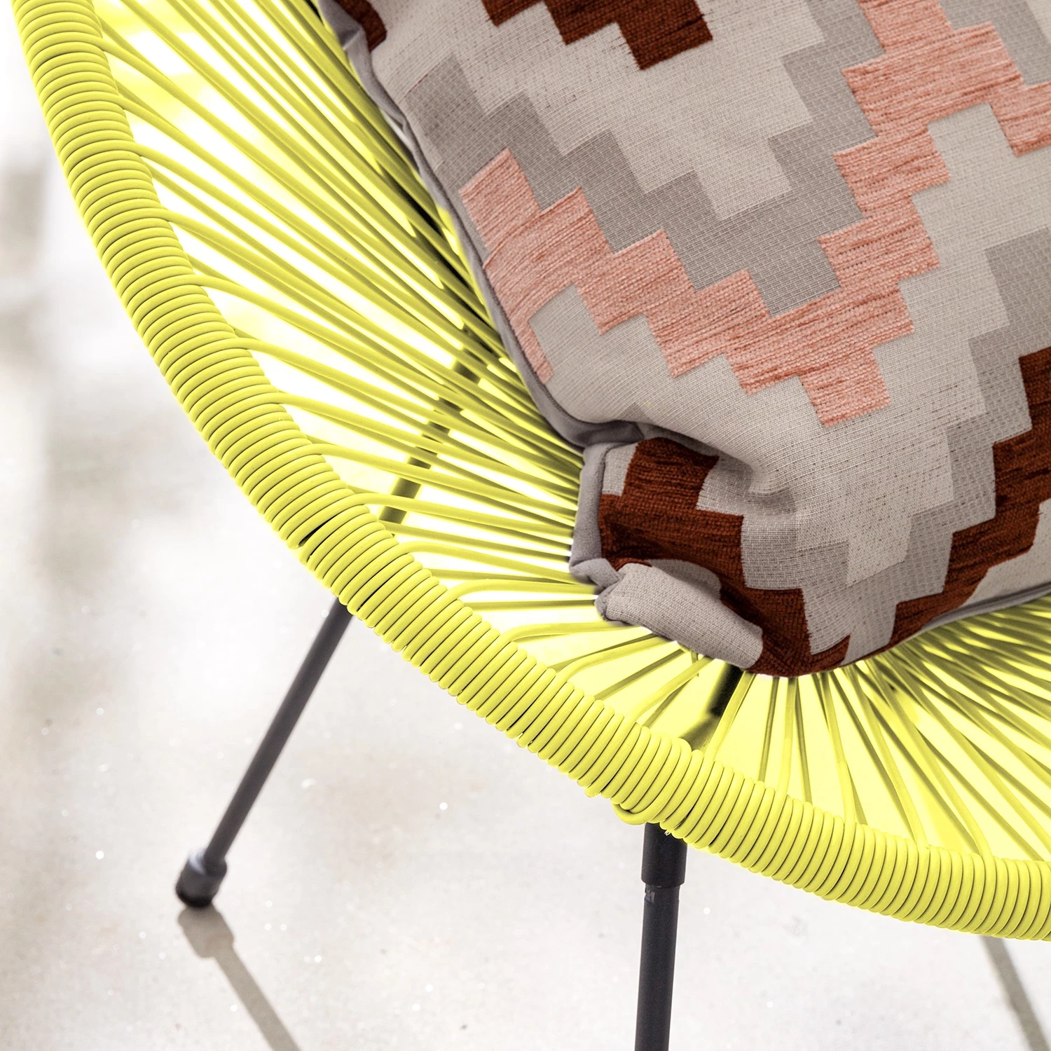 Jardi Sitzgruppe Copacabana III (3-teilig) - Eisen / Kunststoff - Lemon 5 Jardi Sitzgruppe Copacabana III (3-teilig) - Eisen / Kunststoff - Lemon – Bild 3