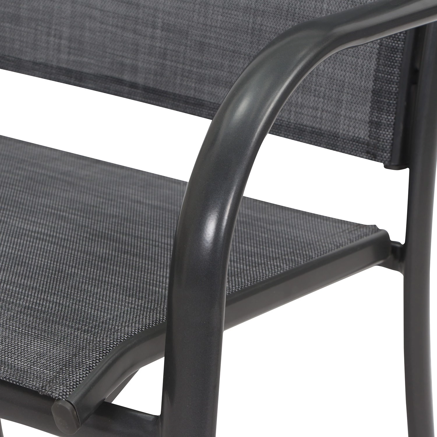 Siena Garden Stapelstuhl Livorno - Aluminium / Ranotex - Anthrazit 7 Siena Garden Stapelstuhl Livorno - Aluminium / Ranotex - Anthrazit – Bild 5