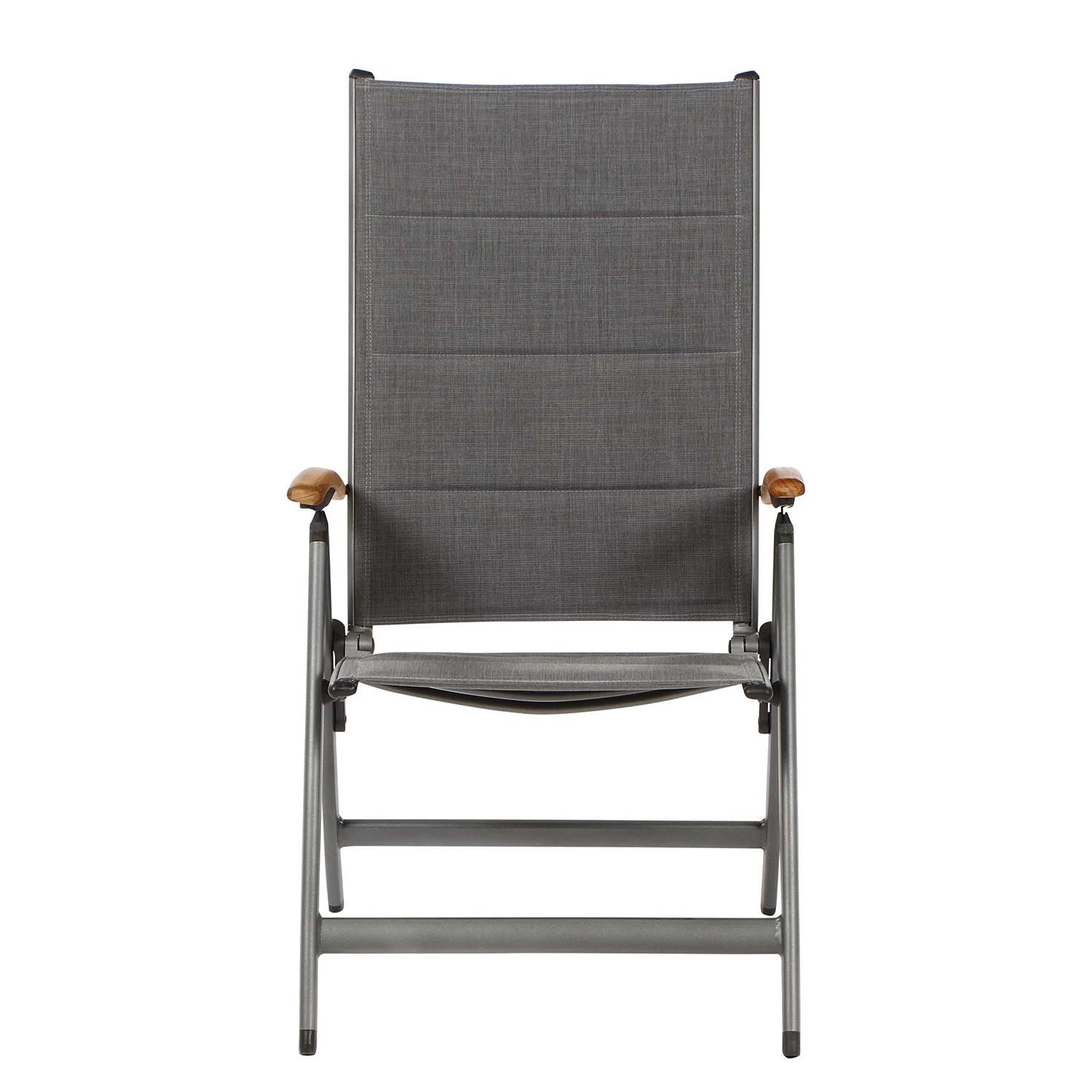 Siena Garden Klappstuhl Savina XL - Aluminium / Textfabric - Grau 5 Siena Garden Klappstuhl Savina XL - Aluminium / Textfabric - Grau – Bild 3