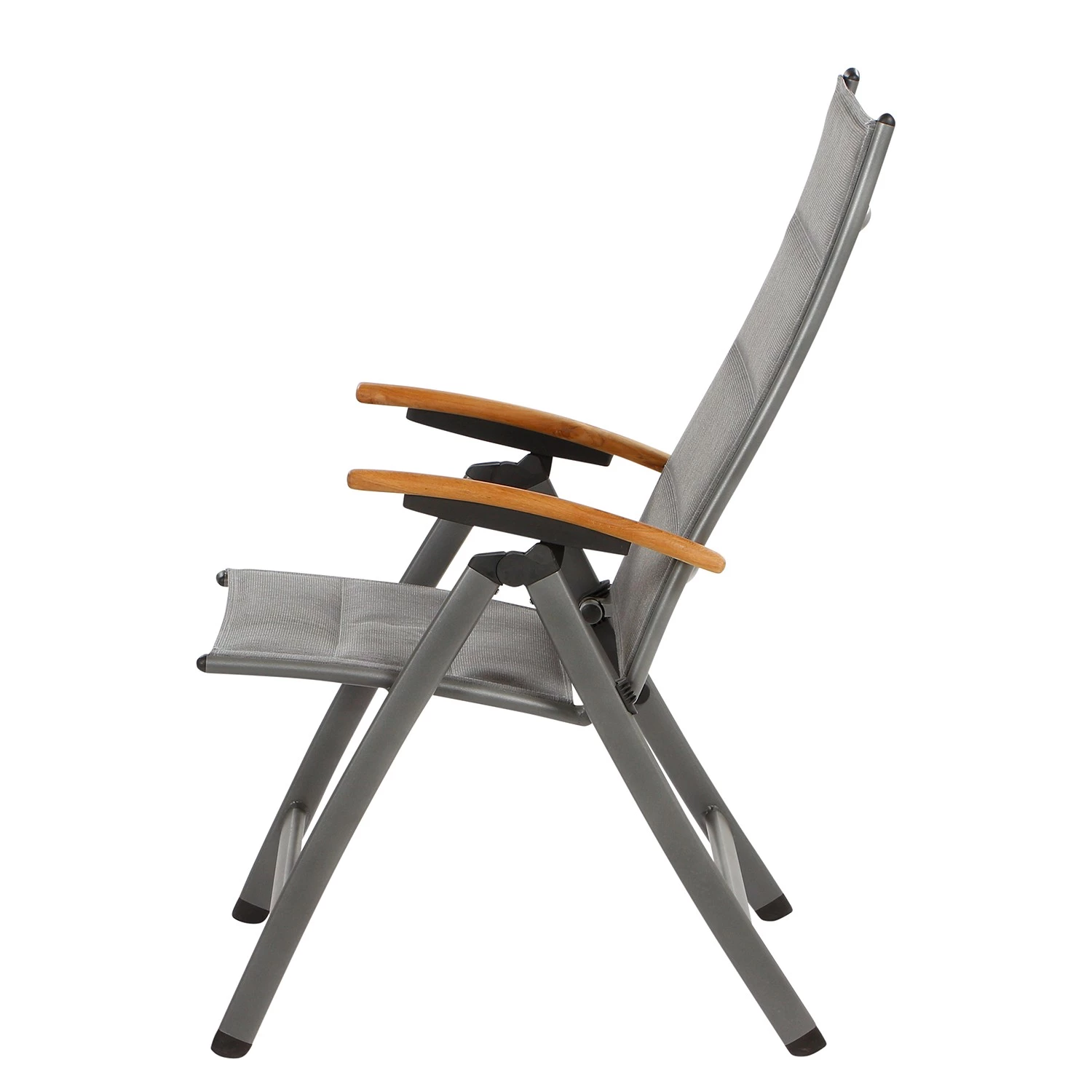 Siena Garden Klappstuhl Savina XL - Aluminium / Textfabric - Grau 8 Siena Garden Klappstuhl Savina XL - Aluminium / Textfabric - Grau – Bild 6