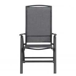 Siena Garden Klappstuhl Livorno - Aluminium / Ranotex - Anthrazit -Alle Jugendzimmermöbel Verkäufe 1000210425 200423 18150100050 DETAILS P000000001000210425