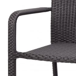 Siena Garden Stapelstuhl Minas - Aluminium / Ranotex - schwarz -Alle Jugendzimmermöbel Verkäufe 1000210468 200423 18171400377 DETAILS P000000001000210468