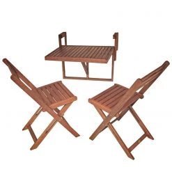 Garden Pleasure Balkon-Hängetisch Berkeley - Eukalyptus - Braun -Alle Jugendzimmermöbel Verkäufe 1000268831 210615 13175600208 DETAILS P000000001000268831