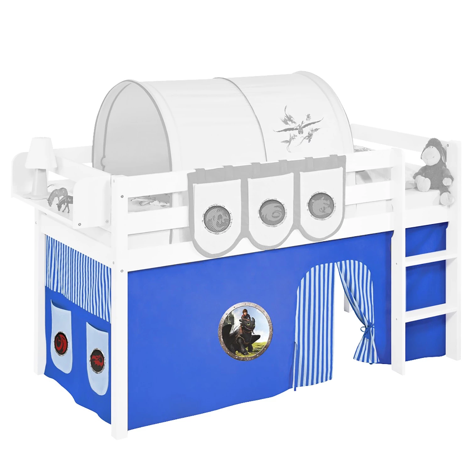 Lilokids Vorhang Dragons - Blau 3 Lilokids Vorhang Dragons - Blau