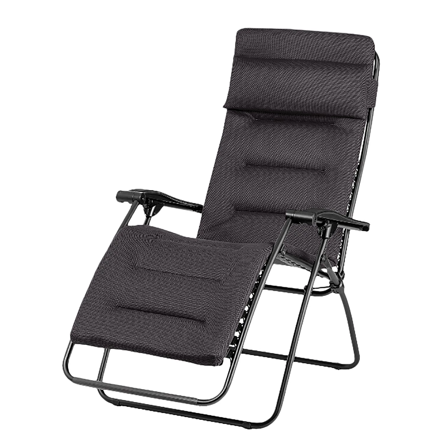 Siena Garden Liegestuhl Relax RSC Clip - Stahl - Schwarz 3 Siena Garden Liegestuhl Relax RSC Clip - Stahl - Schwarz