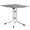 Siena Garden Klapptisch Polytec I - Stahl - Grau / Silber - 80 x 80 cm -Alle Jugendzimmermöbel Verkäufe 1000335974 220303 010 IMAGE P000000001000335974