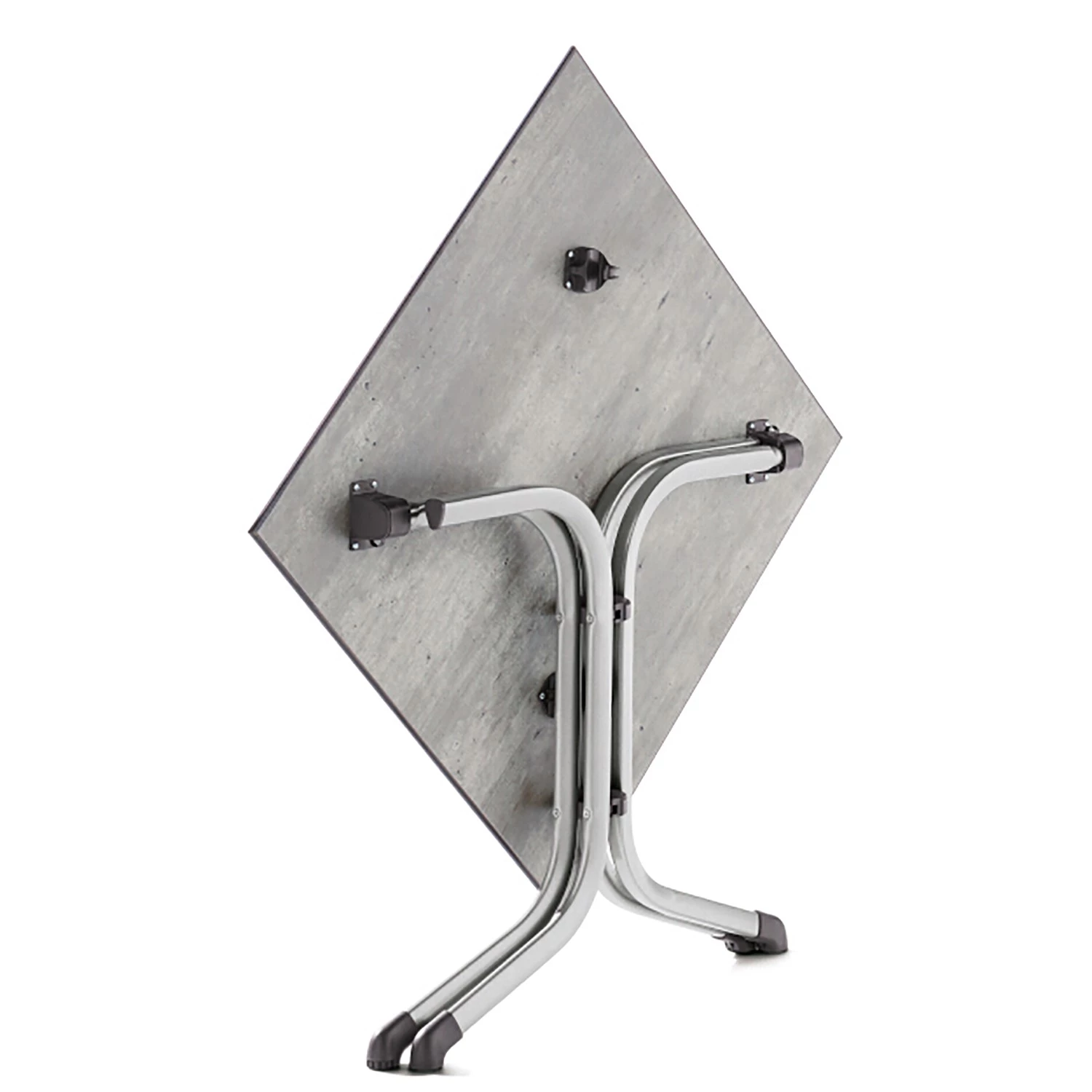 Siena Garden Klapptisch Polytec I - Stahl - Grau / Silber - 80 x 80 cm 4 Siena Garden Klapptisch Polytec I - Stahl - Grau / Silber - 80 x 80 cm – Bild 2
