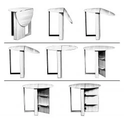 Klapptisch Middle - Eiche -Alle Jugendzimmermöbel Verkäufe 1000338911 220324 040 DETAILS P000000001000338911