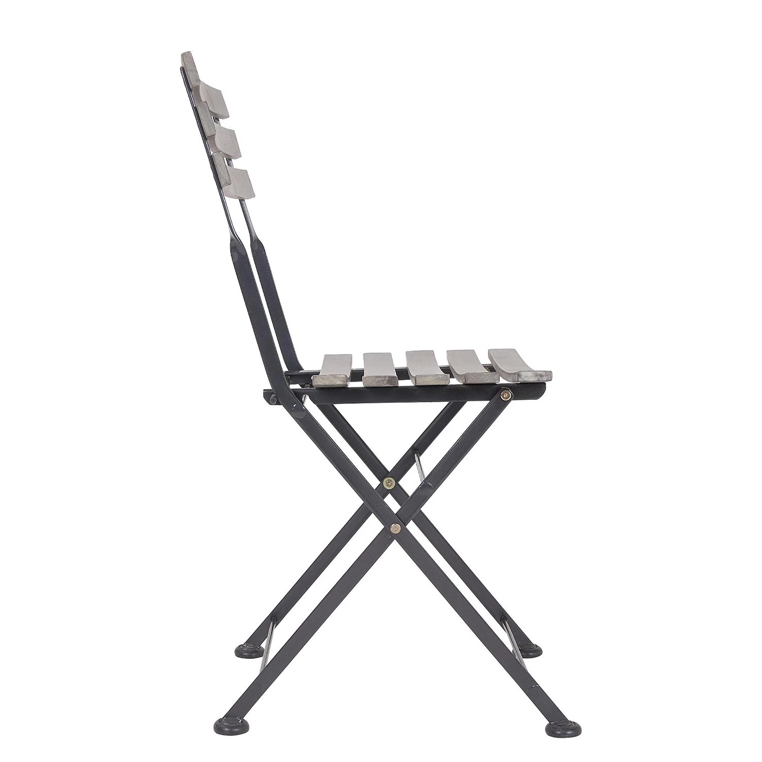 Butlers Gartenstuhl STREET LIFE - Akazie massiv / Eisen - Grau 6 Butlers Gartenstuhl STREET LIFE - Akazie massiv / Eisen - Grau – Bild 4