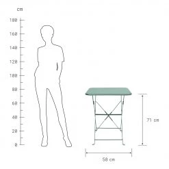 Butlers Gartenessgruppe DAISY JANE (3-teilig) - Eisen - Grün -Alle Jugendzimmermöbel Verkäufe 1000339716 220315 500 SKETCH DETAILS P000000001000339716 sketch