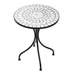 Butlers Gartenessgruppe PALAZZO II (3-teilig) - Eisen / Keramik - Schwarz -Alle Jugendzimmermöbel Verkäufe 1000339723 220315 034 DETAILS P000000001000339723