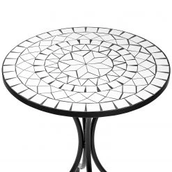 Butlers Gartenessgruppe PALAZZO II (3-teilig) - Eisen / Keramik - Schwarz -Alle Jugendzimmermöbel Verkäufe 1000339723 220315 035 DETAILS P000000001000339723