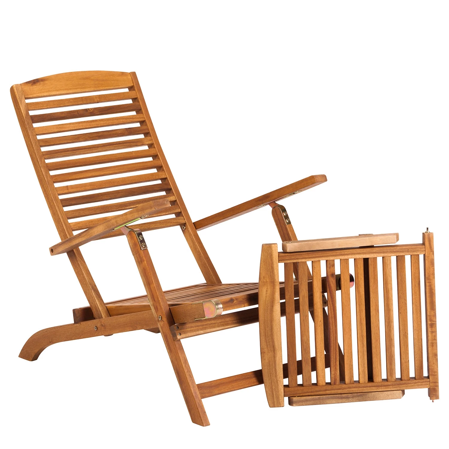 Butlers Gartenliege WEEKENDER - Akazie teilmassiv / Stahl - Braun 11 Butlers Gartenliege WEEKENDER - Akazie teilmassiv / Stahl - Braun – Bild 9