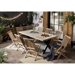 Ars Natura Klappstuhl Rockport II (2er-Set) - Teakholz - Natur -Alle Jugendzimmermöbel Verkäufe 1000349670 220516 021 MOOD DETAILS P000000001000349670 mood