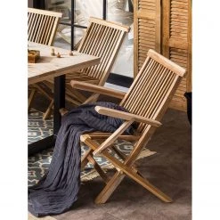 Ars Natura Klappstuhl Rockport II (2er-Set) - Teakholz - Natur -Alle Jugendzimmermöbel Verkäufe 1000349670 220516 022 MOOD DETAILS P000000001000349670 mood