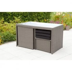 Merxx Balkonset Merano (11-teilig) - Polyrattan - Schwarz 8 Merxx Balkonset Merano (11-teilig) - Polyrattan - Schwarz -Alle Jugendzimmermöbel Verkäufe balkonset merano 5 teilig polyrattan schwarz 4298084