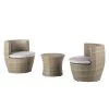 Jardi Balkonset Pooly (3-teilig) - Polyrattan - Beige/Grau -Alle Jugendzimmermöbel Verkäufe balkonset pooley 3 teilig polyrattan anthrazit 1541222