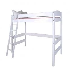 Lilokids Hochbett Nele Kiefer massiv - mit Leiter und Absturzsicherung