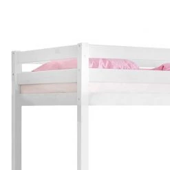 Ticaa Hochbett Matthias - Kiefer massiv - Weiß 8 Ticaa Hochbett Matthias - Kiefer massiv - Weiß -Alle Jugendzimmermöbel Verkäufe hochbett matthias kiefer massiv weiss 319469