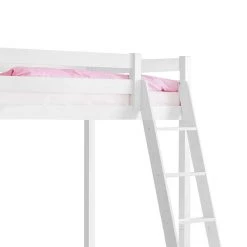 Ticaa Hochbett Matthias - Kiefer massiv - Weiß 9 Ticaa Hochbett Matthias - Kiefer massiv - Weiß -Alle Jugendzimmermöbel Verkäufe hochbett matthias kiefer massiv weiss 319470