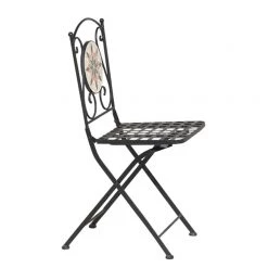 Siena Garden Klappstuhl Stella - Stahl/Mosaik - Schwarz/Bunt -Alle Jugendzimmermöbel Verkäufe klappstuhl stella stahl mosaik schwarz bunt 4325480