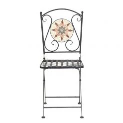 Siena Garden Klappstuhl Stella - Stahl/Mosaik - Schwarz/Bunt -Alle Jugendzimmermöbel Verkäufe klappstuhl stella stahl mosaik schwarz bunt 4325484