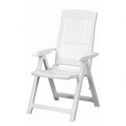 Siena Garden Klappstuhl Tampa - Kunststoff - Weiß