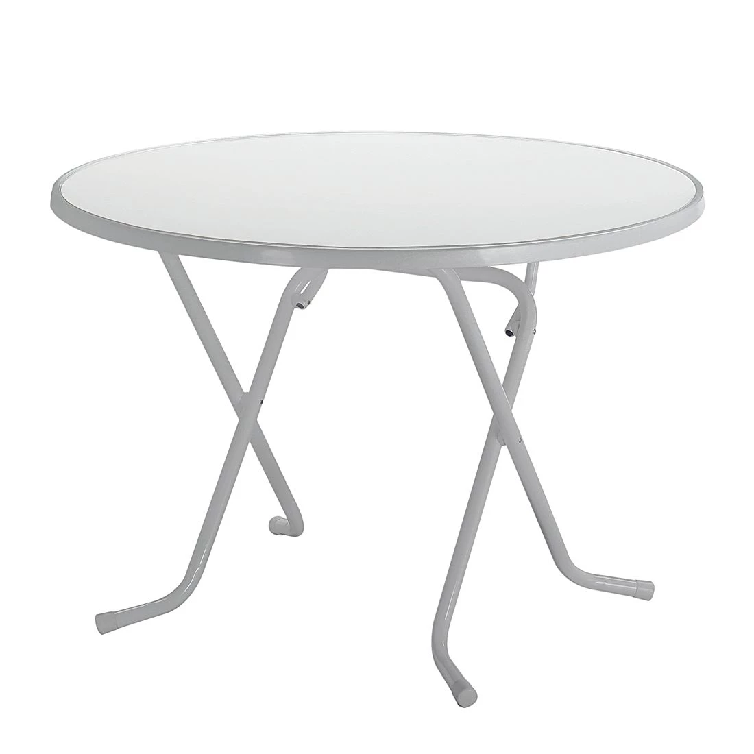 Best Freizeitmöbel Klapptisch Primo - Stahlrohr Silber - Ø 80 cm 4 Best Freizeitmöbel Klapptisch Primo - Stahlrohr Silber - Ø 80 cm – Bild 2