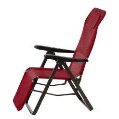 Best Freizeitmöbel Liegestuhl Lugano - Stahl / Ergotex - Anthrazit / Bordeaux -Alle Jugendzimmermöbel Verkäufe liegestuhl lugano stahlrohr ergotex anthrazit bordeaux 1367557