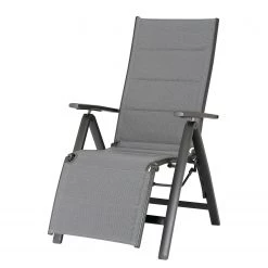 Best Freizeitmöbel Liegestuhl Varese Relax - Kunststoff / Aluminium - Anthrazit