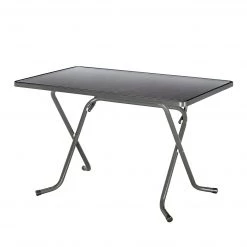 Best Freizeitmöbel Scherenklapptisch Primo - Stahl / Kunststoff - Anthrazit