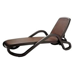 Best Freizeitmöbel Gartenliege Tongi I - Kunststoff/Kunstfaser - Coffe/Wenge