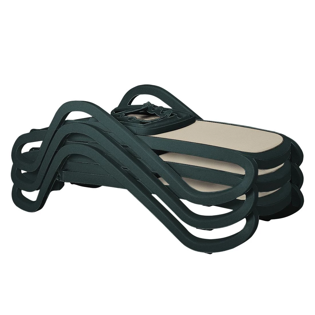 Best Freizeitmöbel Liegestuhl Tongi II - Kunststoff/Kunstfaser - Grün/Natur 5 Best Freizeitmöbel Liegestuhl Tongi II - Kunststoff/Kunstfaser - Grün/Natur – Bild 3