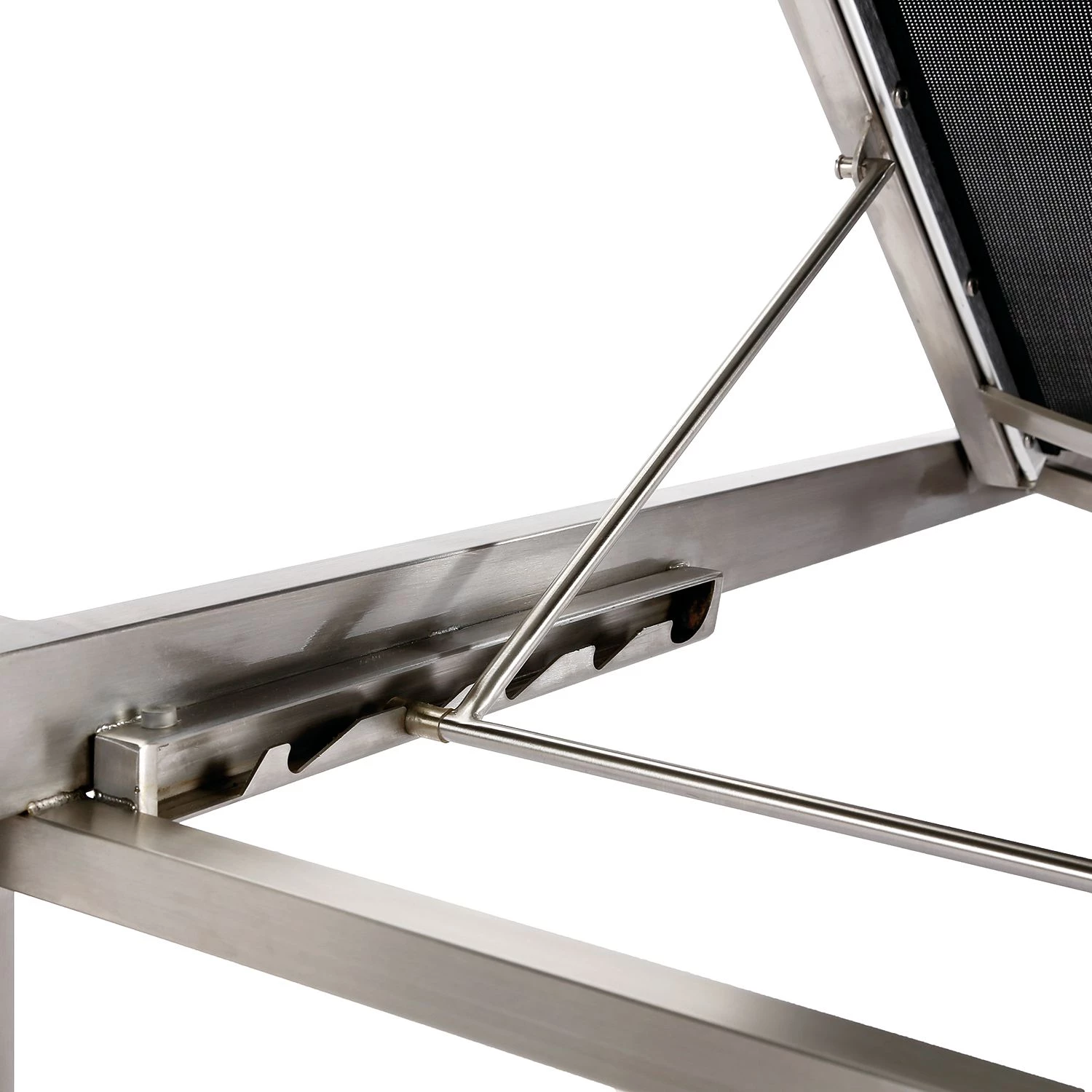 Best Freizeitmöbel Gartenliege Marbella Elegant - Kunststoff / Edelstahl - Schwarz / Silber 5 Best Freizeitmöbel Gartenliege Marbella Elegant - Kunststoff / Edelstahl - Schwarz / Silber – Bild 4