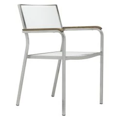 Jan Kurtz Gartenstuhl Lux - Geschliffen Edelstahl Geschliffen Weiß -Alle Jugendzimmermöbel Verkäufe stapelsessel lux geschliffen edelstahl geschliffen weiss 2788042