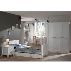 Vipack Jugendzimmerkombi Lewis II (6-teilig) - Weiß
